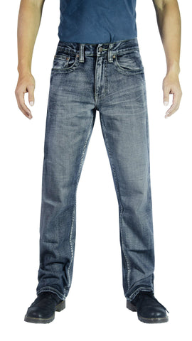 Flypaper Men’s Fashion Bootcut Blue Jeans Regular Fit Medium Vintage Blue - Flypaper Mens and Boys Jeans