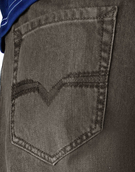 Flypaper Mens Bootcut Cotton Jeans Medium Black Wash Regular Fit