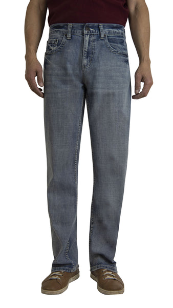Bailey's Point Men's Fashion Relaxed Bootcut Jeans Light Wash