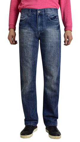 Bailey's Point Men's Fashion Relaxed Straight Jeans Light Vintage Wash - Flypaper Mens and Boys Jeans