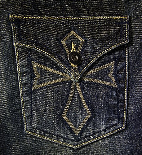 Flypaper Boy's Bootcut Fashion Jeans Regular Fit Dark Wash