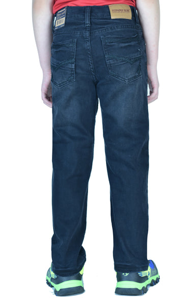 Flypaper Boy's Straight Fashion Jeans Regular Fit Black