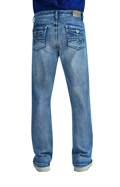 Flypaper Boy's Bootcut Fashion Jeans Regular Fit Silver Haze