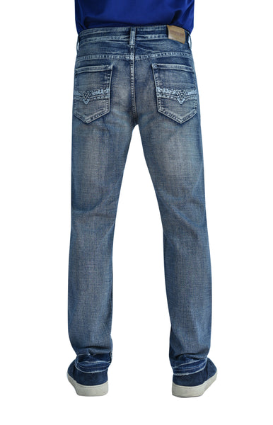 Flypaper Boy's Straight Stretch Jeans Regular Fit Silver Haze