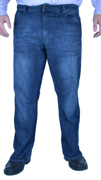 Flypaper Men’s Big & Tall Bootcut Dark Blue Jeans Regular Fit