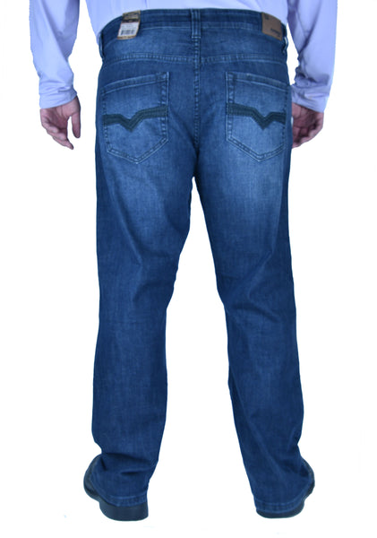 Flypaper Men’s Big & Tall Bootcut Dark Blue Jeans Regular Fit