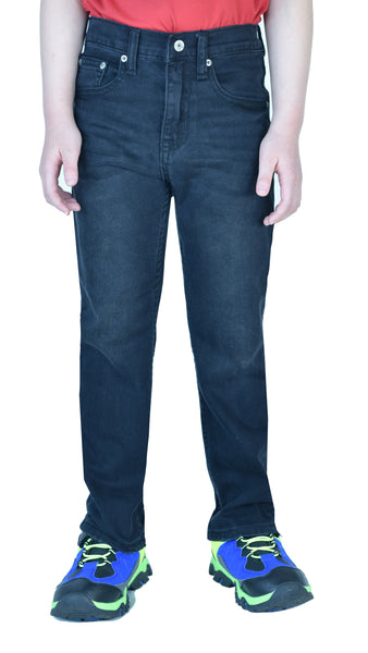 Flypaper Boy's Straight Fashion Jeans Regular Fit Black