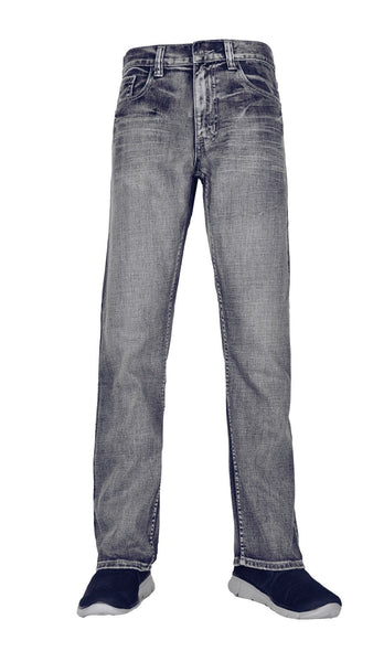 Flypaper Men's Bootcut Jeans Regular Fit Light Blue Wash 100% Cotton