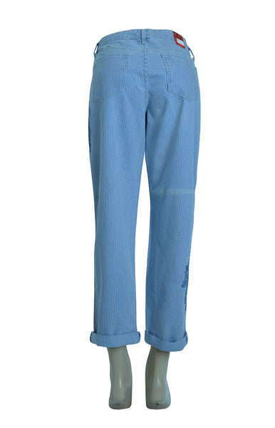 Firefly Women's Curvy Mid Rise Boyfriend Ankle Jeans Missy Plus