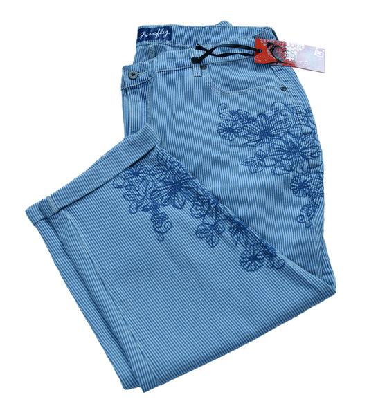 Firefly Women's Curvy Mid Rise Boyfriend Ankle Jeans