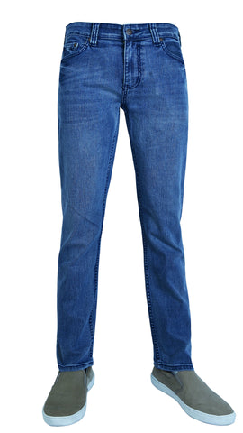 Flypaper Mens Slim Tappered Jeans Light Blue - Flypaper Mens and Boys Jeans