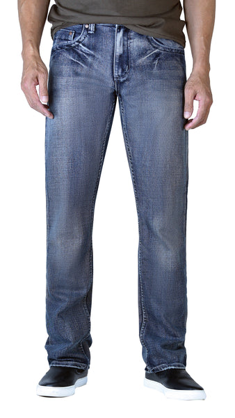 Flypaper Mens Straight Jeans Silver Haze Regular Fit