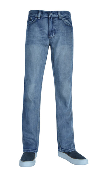 Flypaper Men's Bootcut Jeans Regular Fit Medium Blue Wash