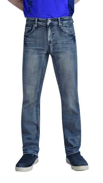 Flypaper Boy's Straight Stretch Jeans Regular Fit Silver Haze
