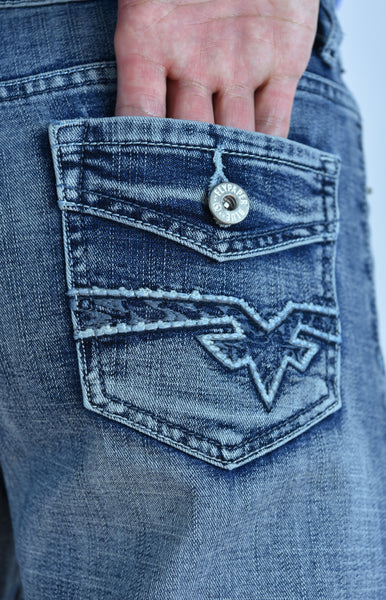 Flypaper Boy's Bootcut Fashion Jeans Regular Fit Silver Haze