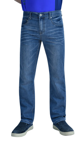 Flypaper Boy's Straight Stretch Jeans Regular Fit Medium Wash Fault Flap - Flypaper Mens and Boys Jeans