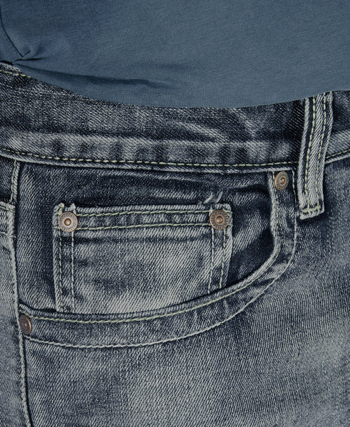 Flypaper Men’s Fashion Bootcut Blue Jeans Regular Fit Medium Vintage Blue
