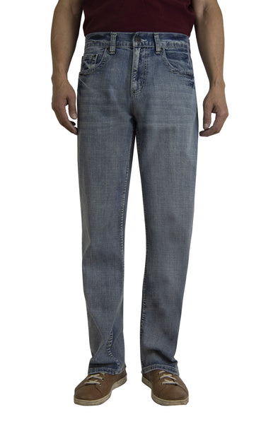 Bailey's Point Men's Fashion Relaxed Bootcut Jeans Light Wash