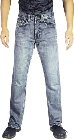 Flypaper Men's Bootcut Jeans Regular Fit Light Blue Wash 100% Cotton - Flypaper Mens and Boys Jeans