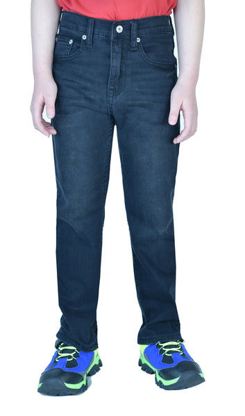 Flypaper Boy's Straight Fashion Jeans Regular Fit Black