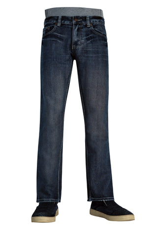 Flypaper Mens Straight Jeans Med Silver Haze Regular Fit - Flypaper Mens and Boys Jeans